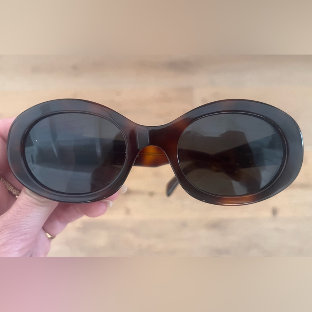 Celine triomphe sunglasses tortoise